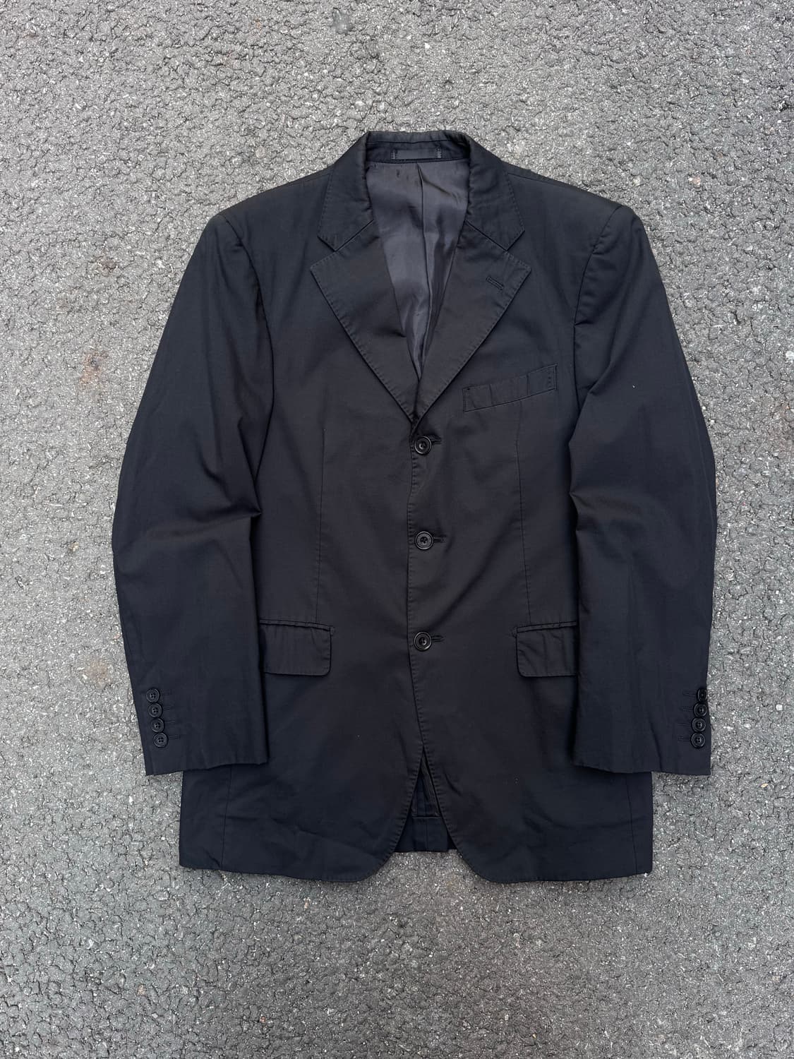 버버리 블랙라벨 3버튼 블랙 자켓 상품이미지2