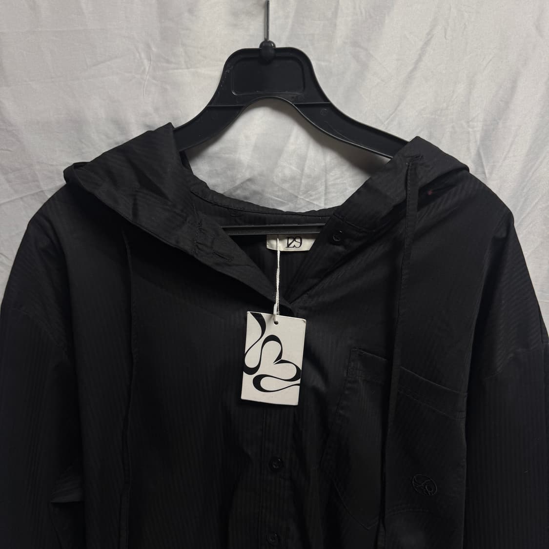 일리고 스트라이프 후디 셔츠 Free 상품이미지4