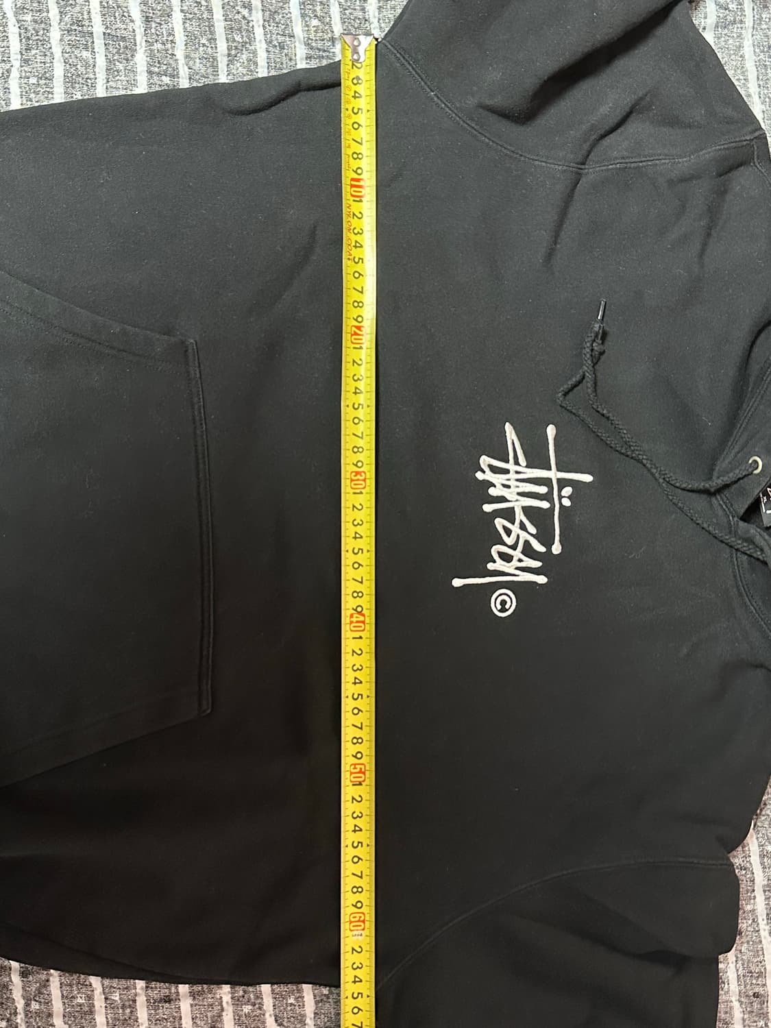 스투시 아플리케 후드티 xl 상품이미지5