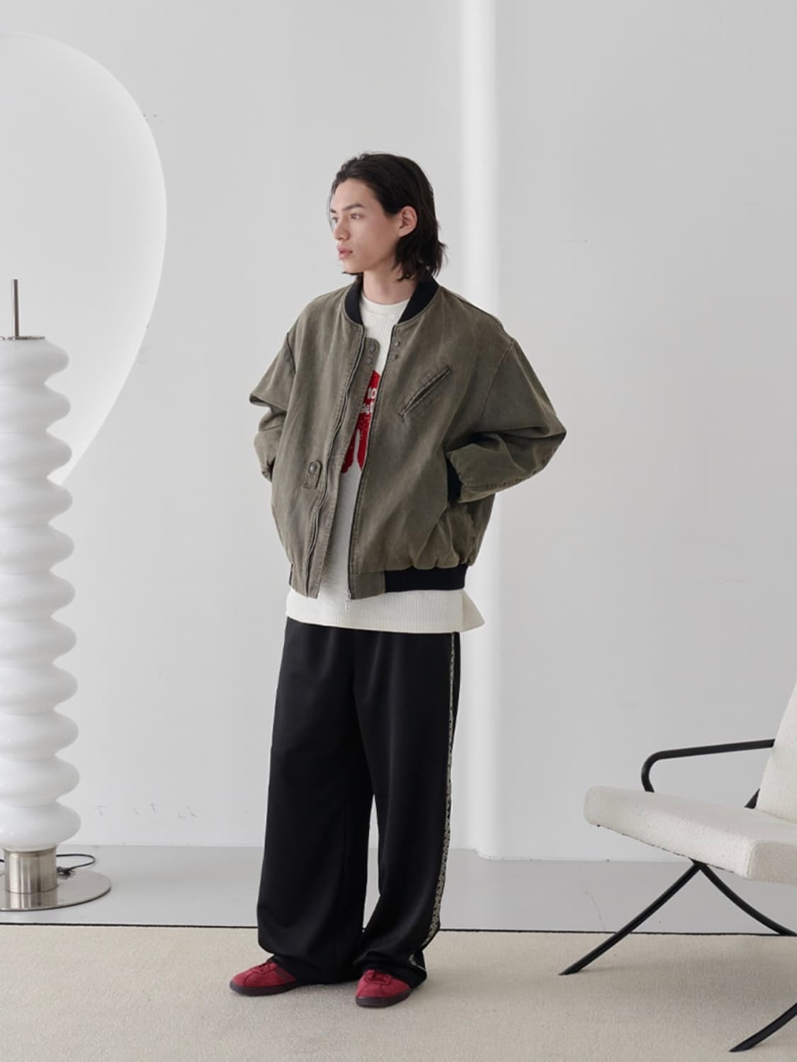 Noun 노운 - side line track pants (black) 상품이미지3