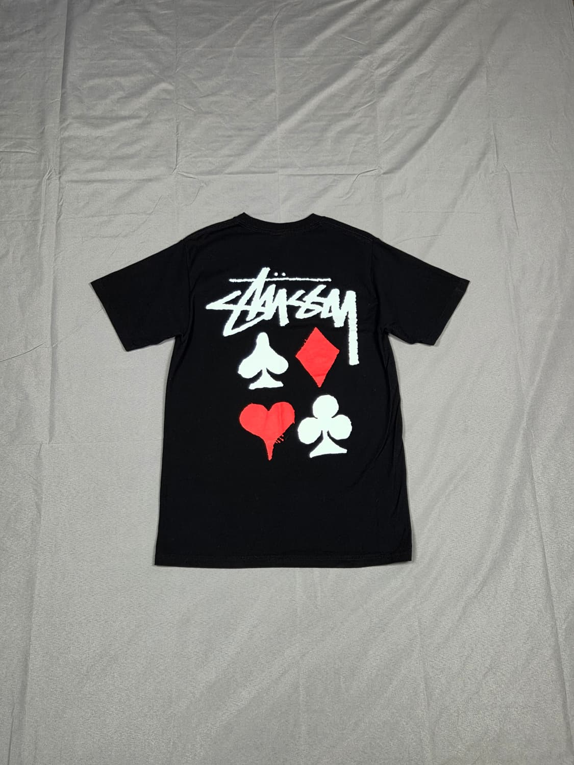 (새상품) [스투시] 트럼프 카드 수트 로고 반팔 티셔츠 | S00079 상품이미지6