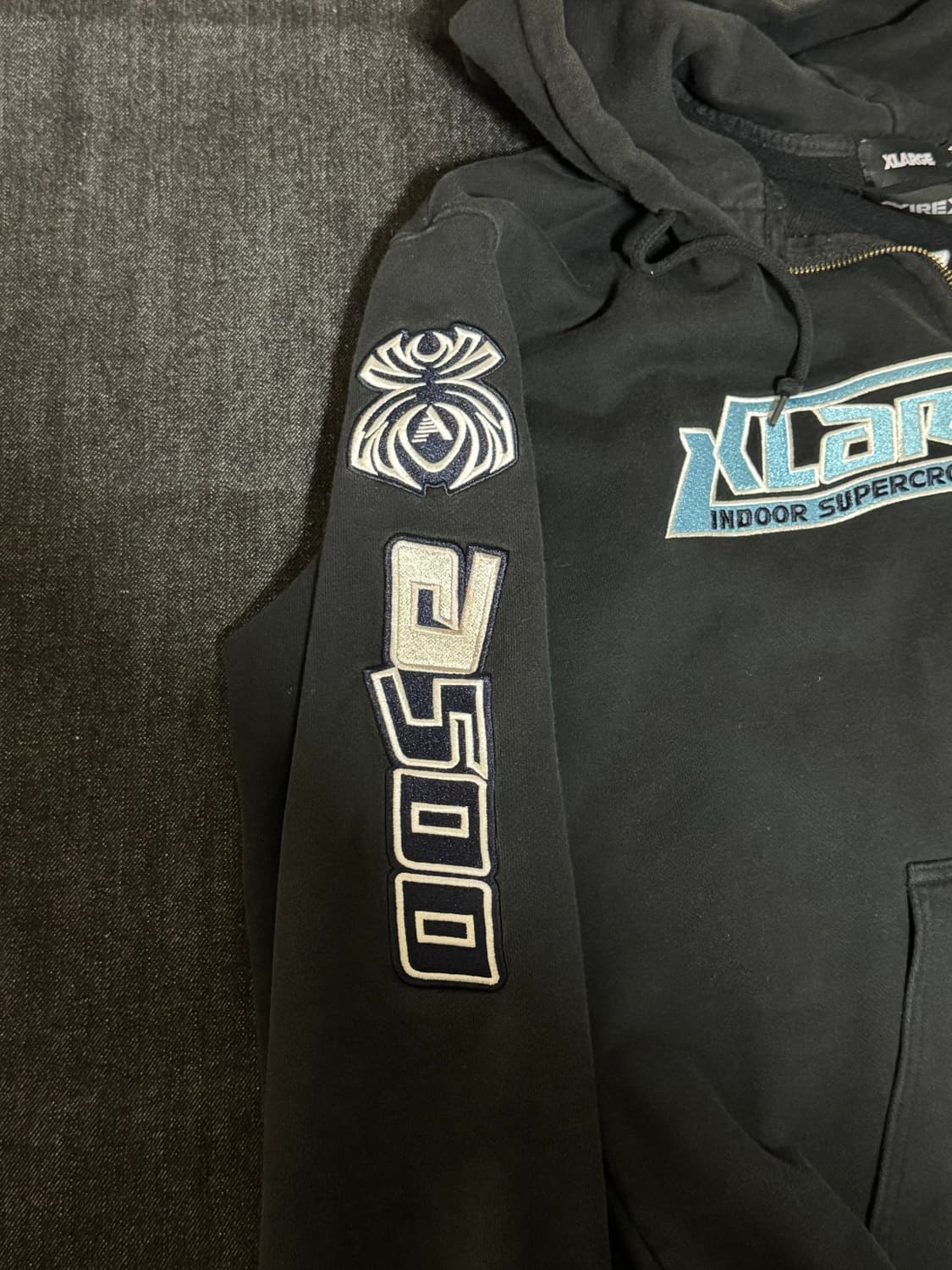 아비렉스 XLARGE 일본 한정 콜라보 크롭 후드 상품이미지4