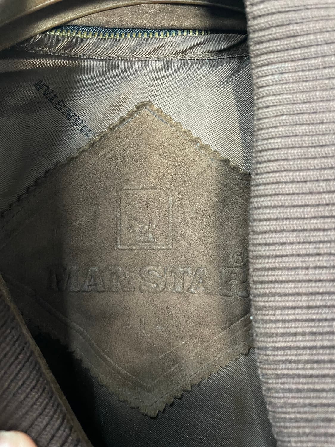 빈티지 MANSTER 브라운 스웨이드 자켓 H1925 상품이미지5