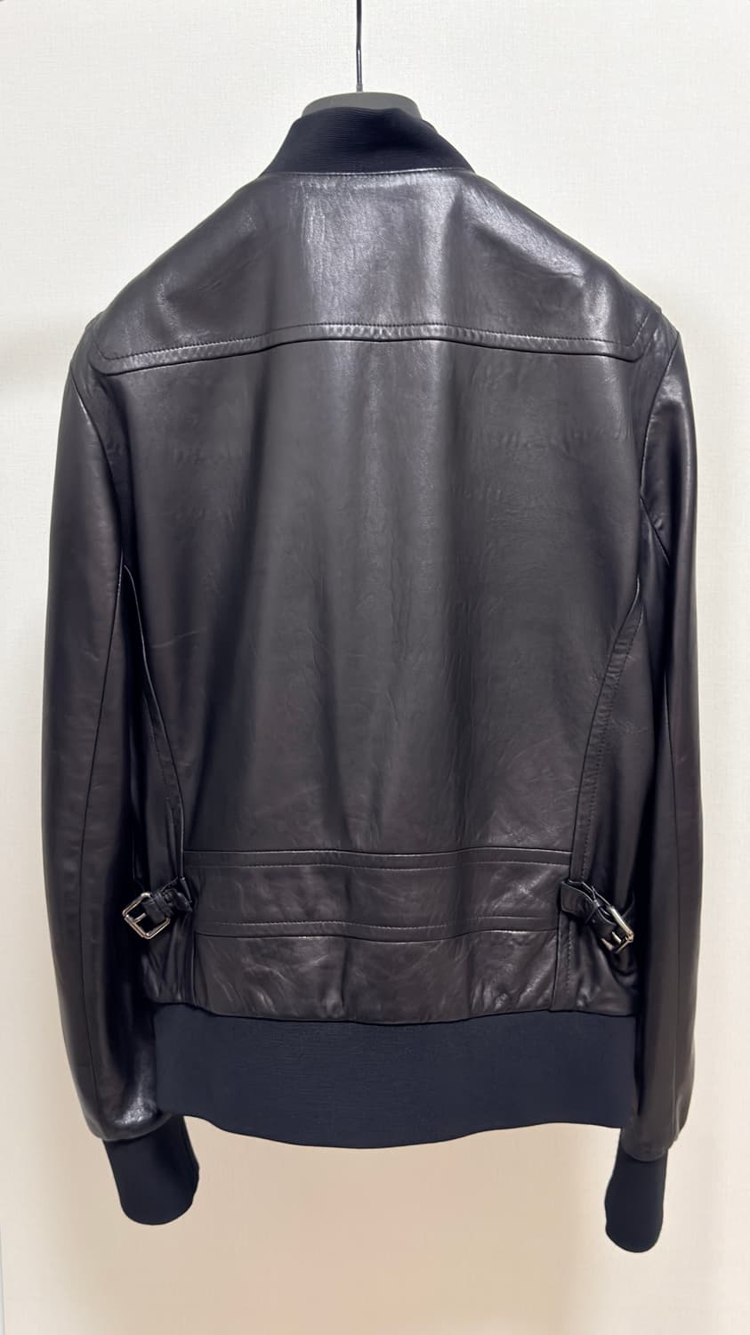 닐바렛 스키니핏 4포켓 램스킨 레더자켓 상품이미지2