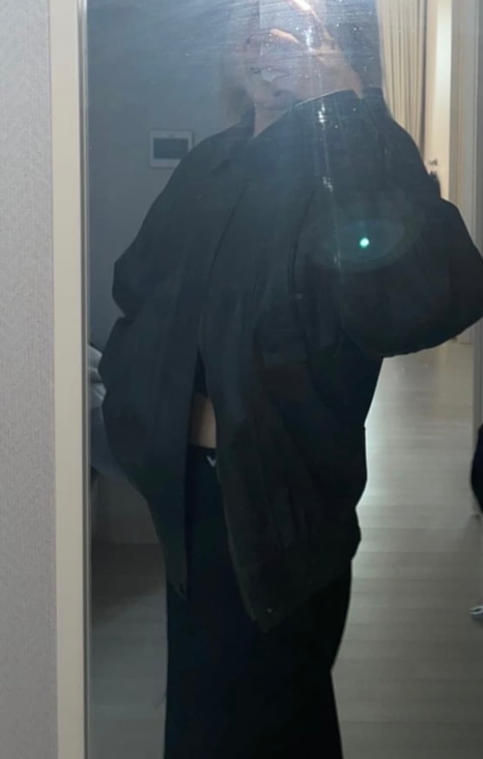 빈티지 카키 봄버 상품이미지2