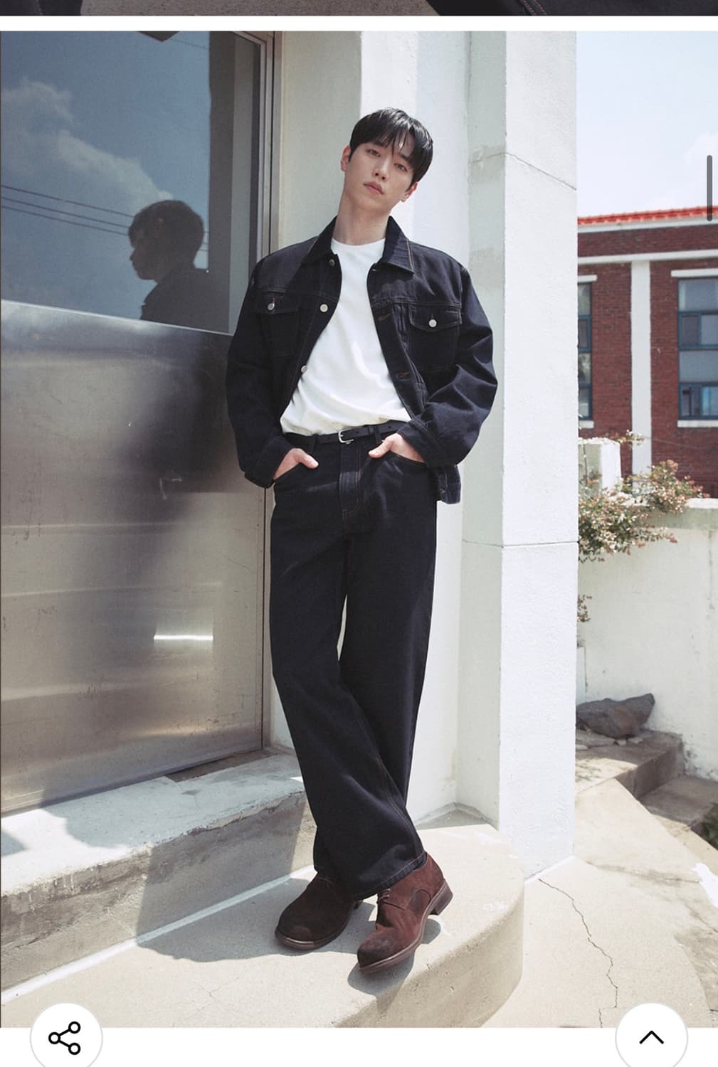 (새상품)(M) 드로우핏 워싱 릴렉스 스트레이트 데님 팬츠 판매 상품이미지3