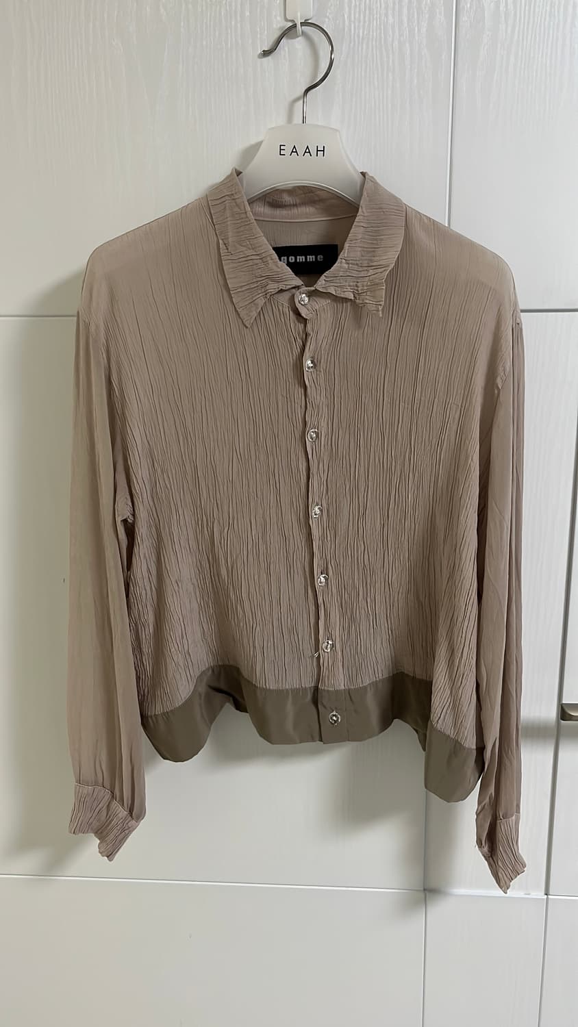 Gomme 곰므 플리츠 셔츠 55,66 상품이미지5