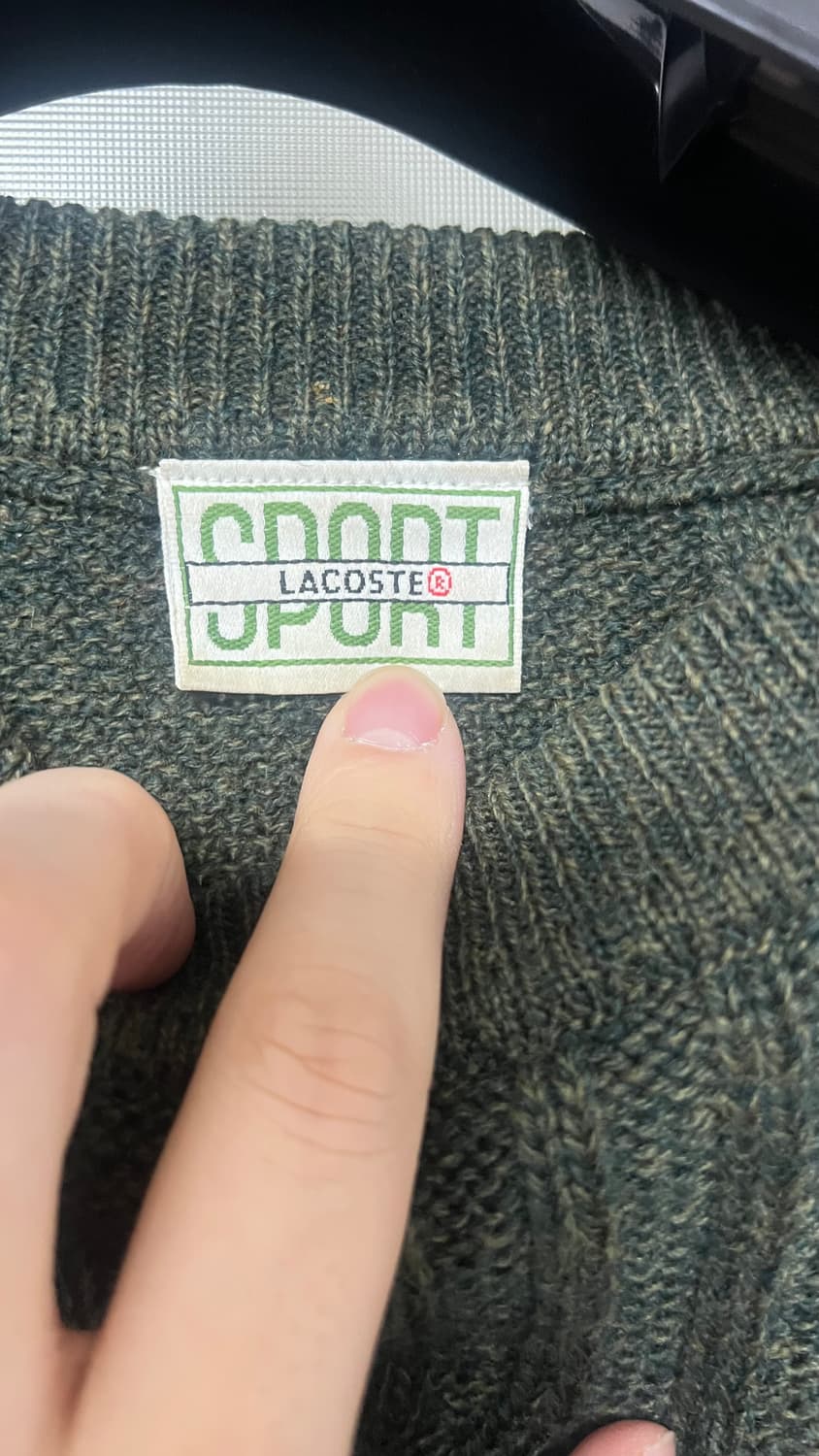 빈티지 라코스테 케이블니트 L-XL 상품이미지7