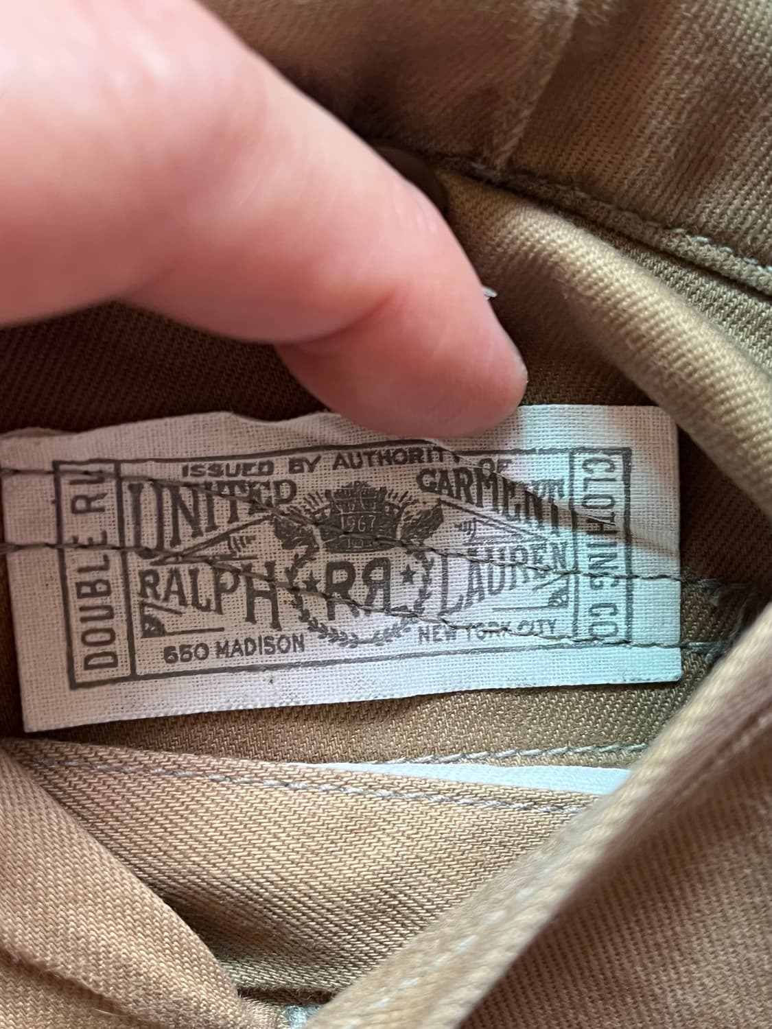 RRL BRITISH KHAKI FIELD CHINO PANTS 상품이미지6