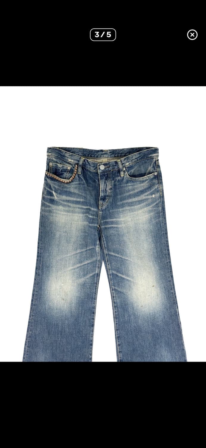 Hysteric Glamour Stud Flared Denim/ M 상품이미지3