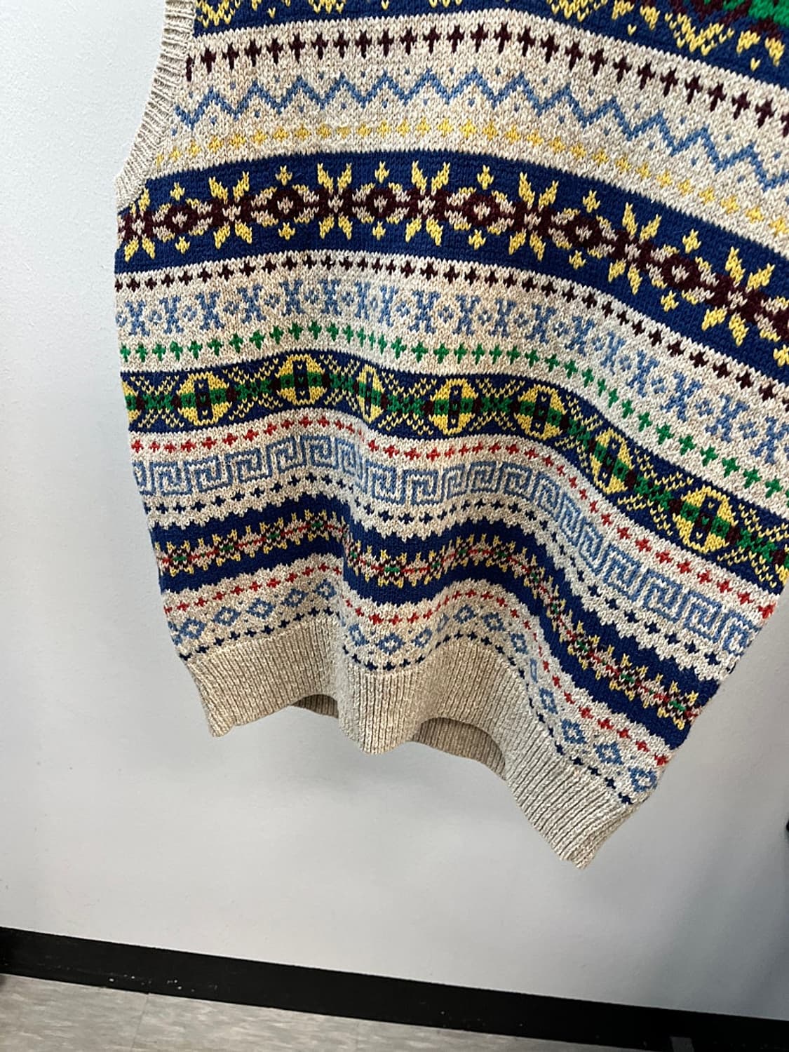 100) 폴로 크리켓 페어아일 베스트  상품이미지4