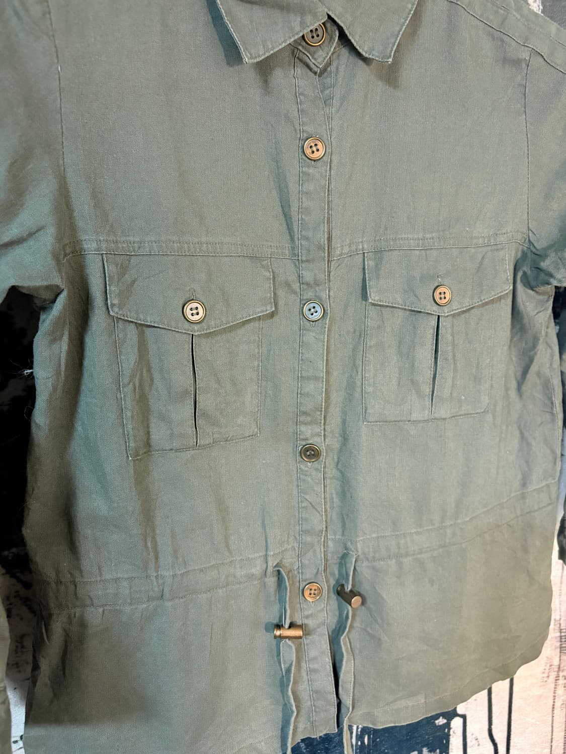 Vintage kaki Field jacket 상품이미지2