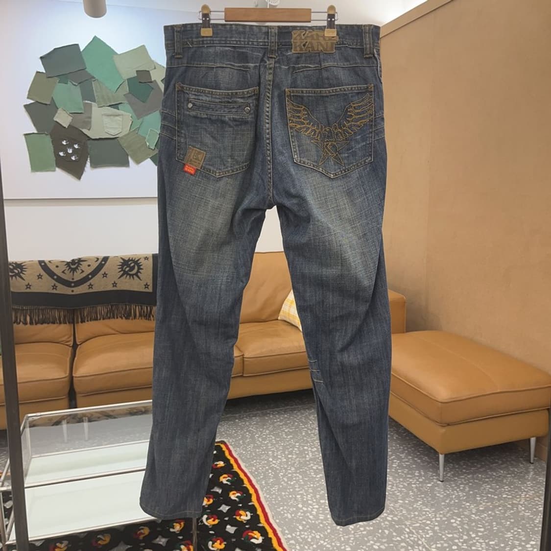 칼 카니 올드스쿨 빈티지 백패치 데님팬츠 92 C06872 상품이미지4