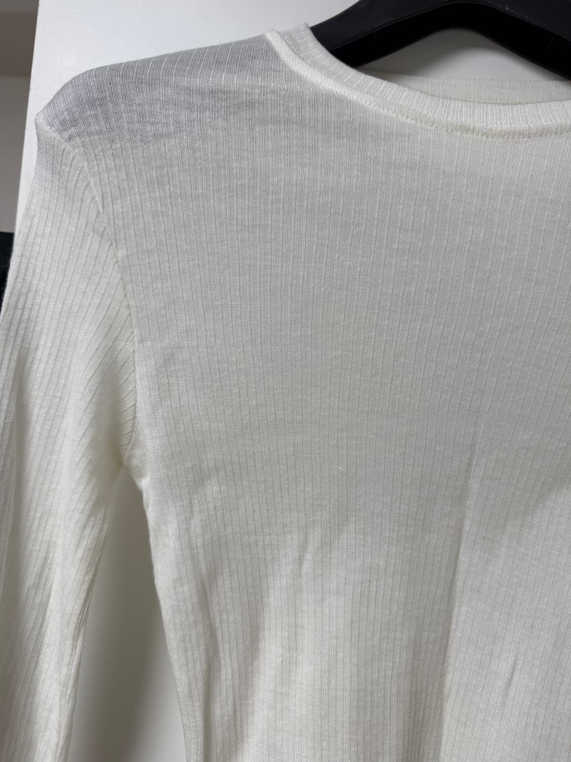 기본템 화이트/그레이 긴팔 티셔츠 ( 새상품) 2개가격 상품이미지2