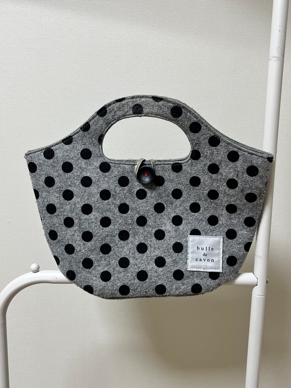 bulle de savon 도트 펠트 토트백 상품이미지1