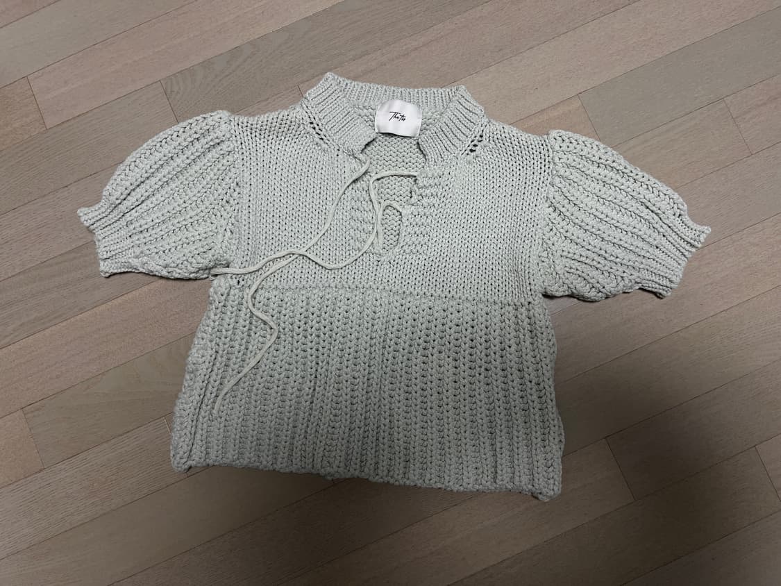 더티스 리본 니트 상품이미지3