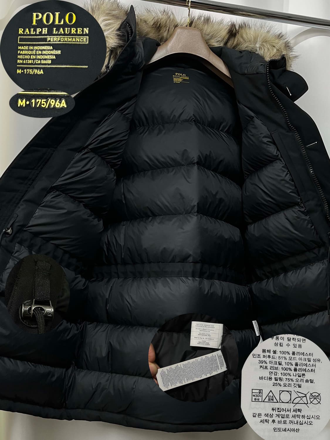 폴로 랄프로렌 퍼포먼스 스노클 퍼 트리밍 글리사드 다운파카 자켓 상품이미지3