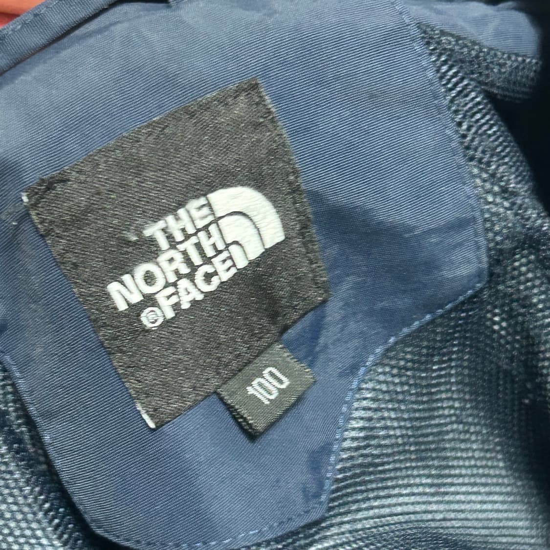 100 노스페이스 암포켓 네이비 후드 바람막이  상품이미지4