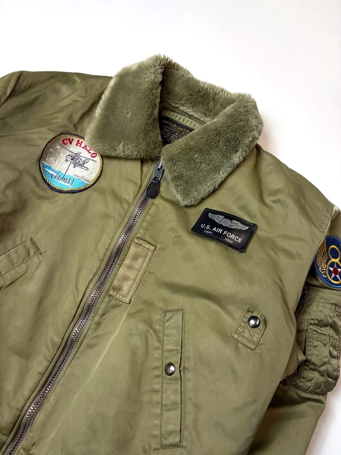 U.S B-15 밀리터리 플라이트 항공 점퍼 자켓 PN5719 상품이미지2