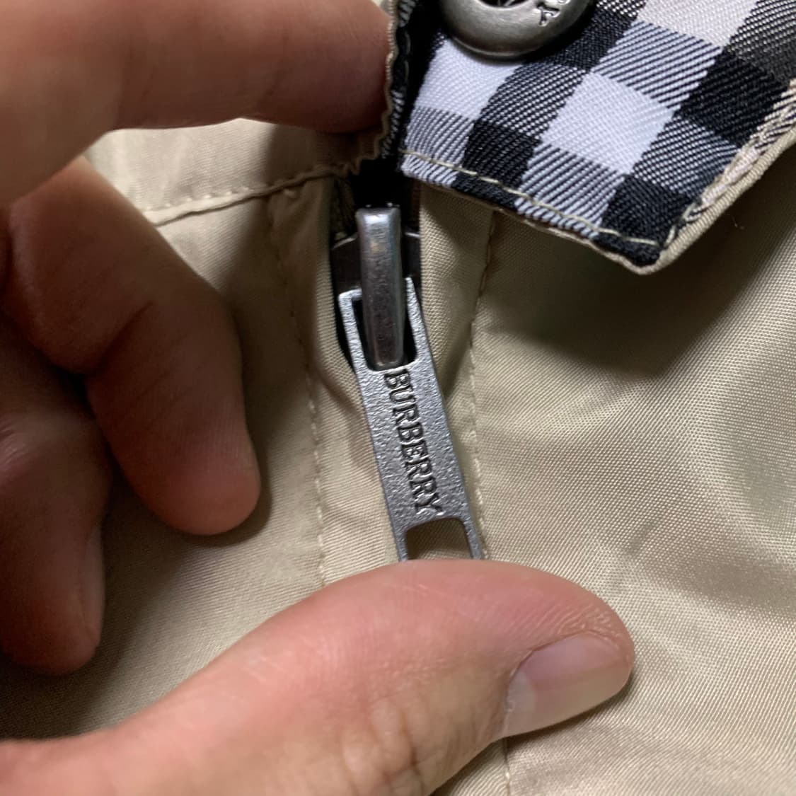 버버리 노바체크 양면 후드자켓(정품) 상품이미지9