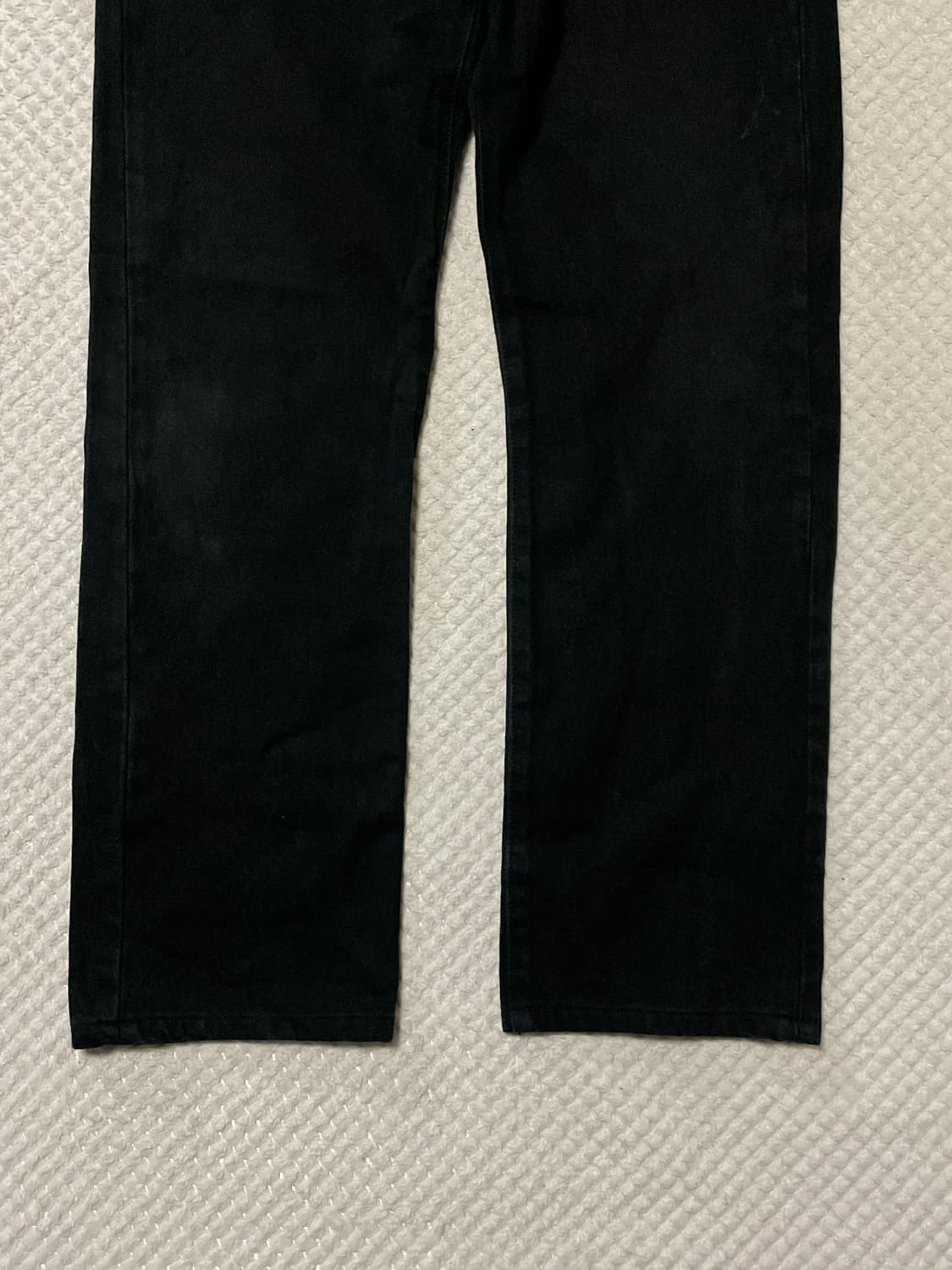 [33X32] 리바이스 501 프리미엄 오리지널 핏 데님 팬츠 흑청 상품이미지4