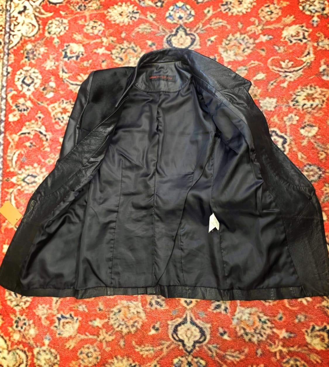 오브제(Obzee)강진영송치 배색 양가죽 자켓 상품이미지4