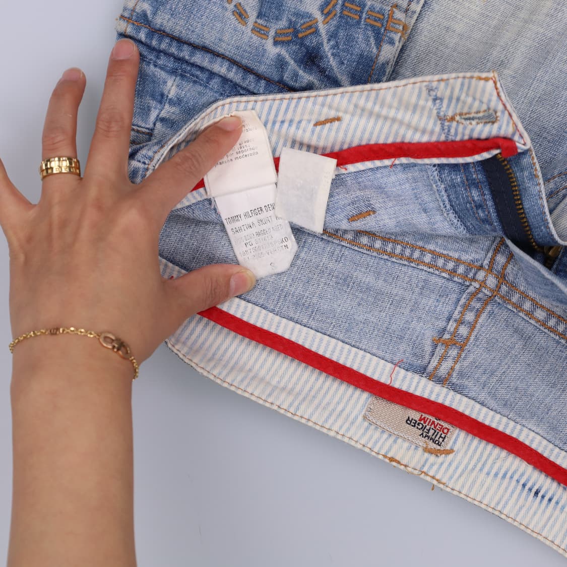 S 타미힐피거 데님 스커트 0420H1 상품이미지5