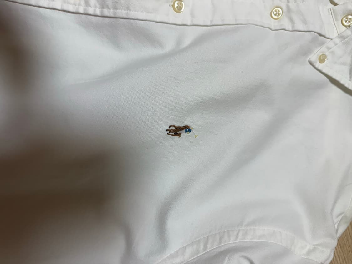 XL) 50,000원 폴로 랄프로렌 클래식핏 옥스포드 셔츠 정품 화이트 상품이미지7
