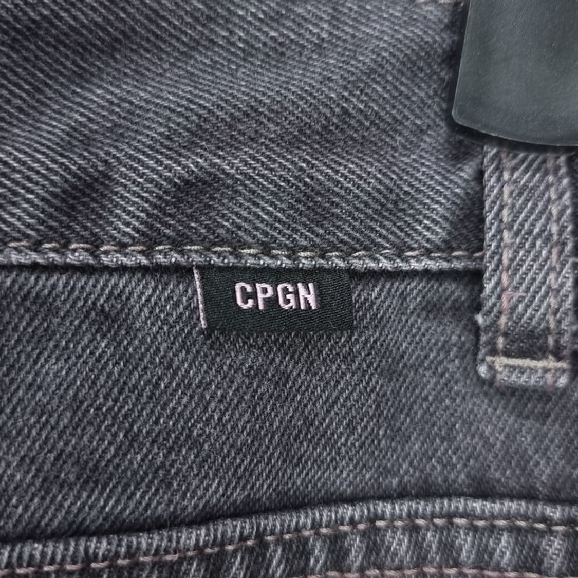 [꼼파뇨] 카고 카펜터 흑청 블랙 데님 팬츠 M19076 상품이미지6