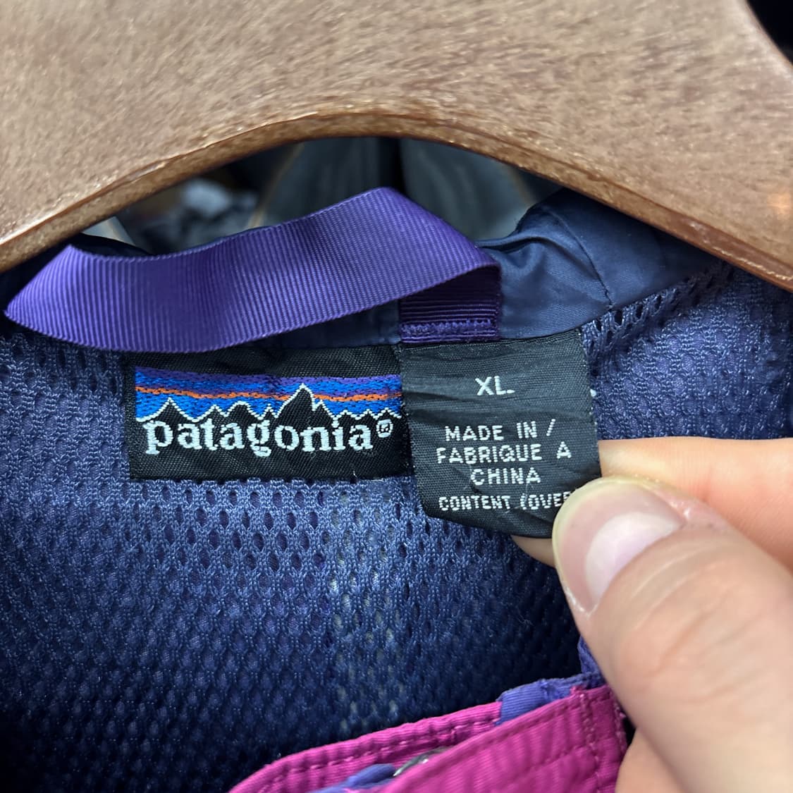 90s 파타고니아 나일론 마운틴 파카 가이드 자켓 퍼플 N358 상품이미지8