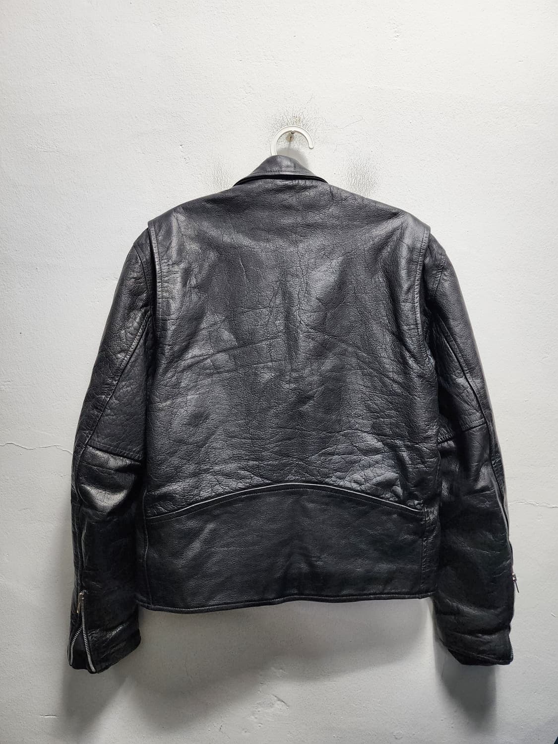 윌슨레더 헤비웨이트 소가죽 라이더자켓  상품이미지3