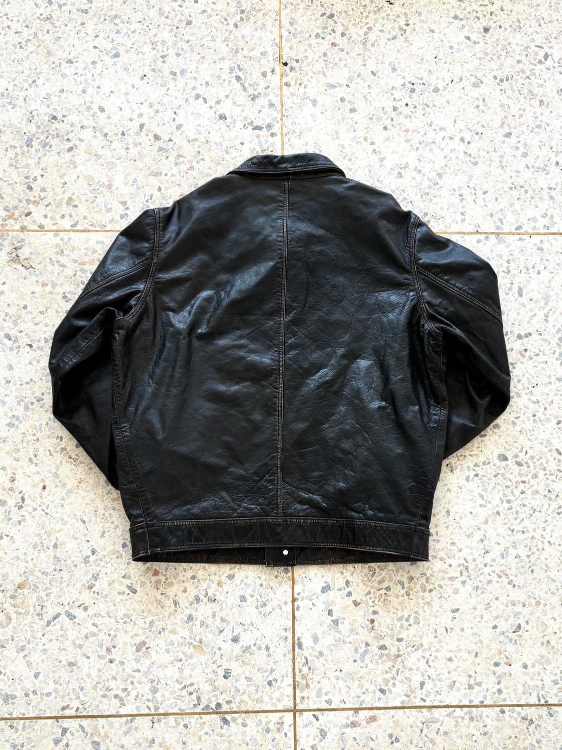 자라 투포켓 리얼레더 자켓 상품이미지7