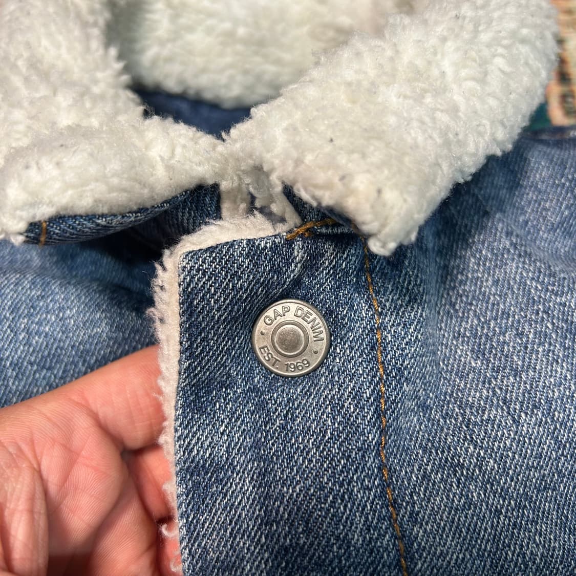 [L] GAP 쉐르파 데님 자켓 상품이미지3