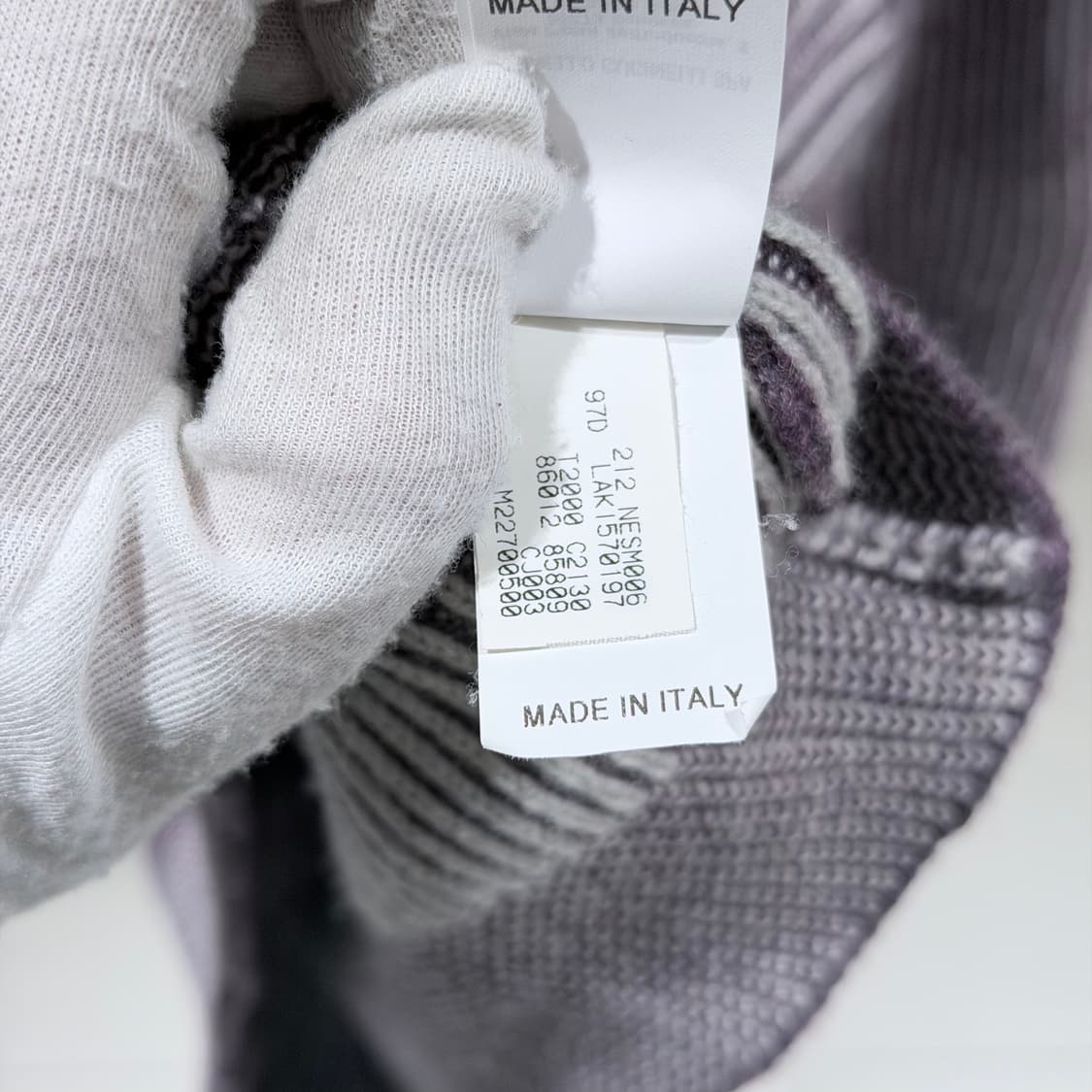 (A+/52) / 브루넬로 쿠치넬리 스트라이프 캐시미어 크루넥 니트 상품이미지5