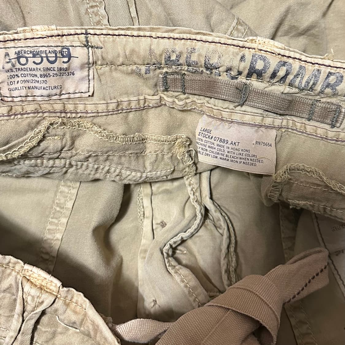 00s 아베크롬비 파라슈트 팬츠 상품이미지7