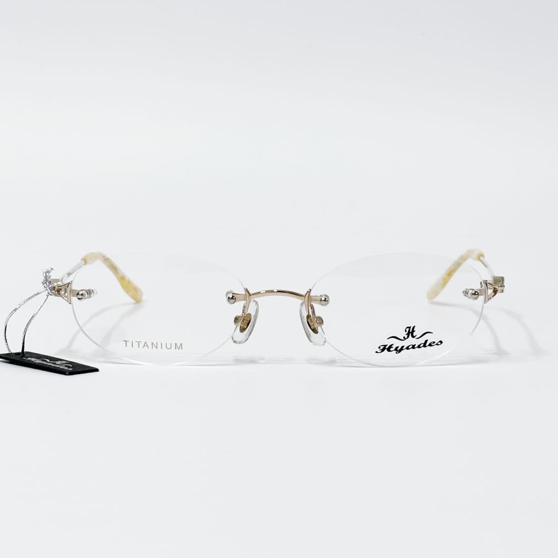 HYADES 골드 큐빅 무테 데드스탁 빈티지안경 상품이미지2