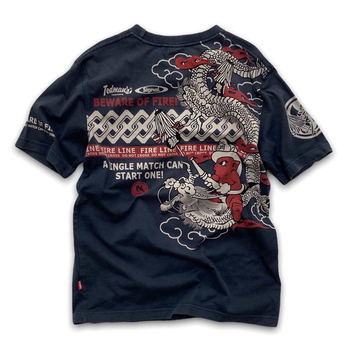 테드 컴퍼니 FIRE LINE 프린팅 반팔 티셔츠 상품이미지2