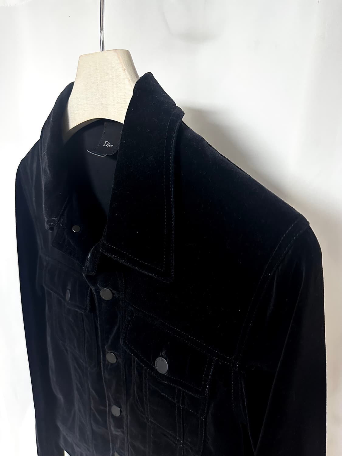 Dior Homme 04fw 시그니처 벨루어 트러커 자켓 상품이미지2