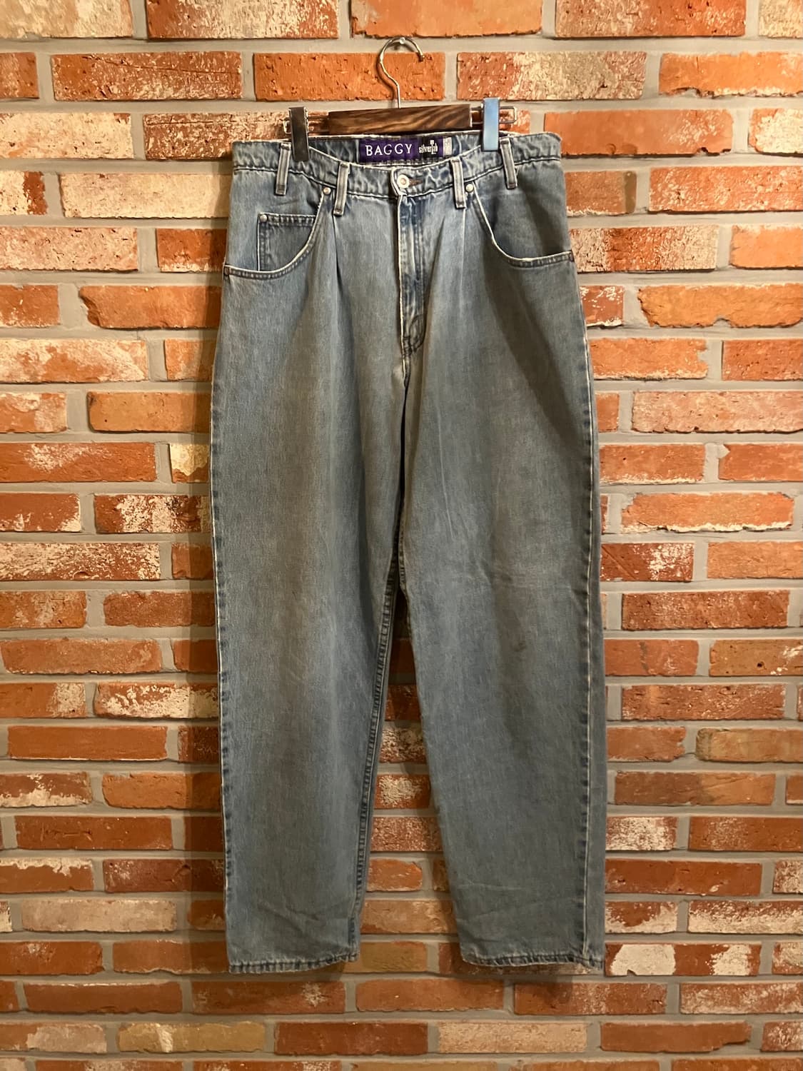 90s USA 빈티지 리바이스 실버탭 배기핏 데님 팬츠 상품이미지2