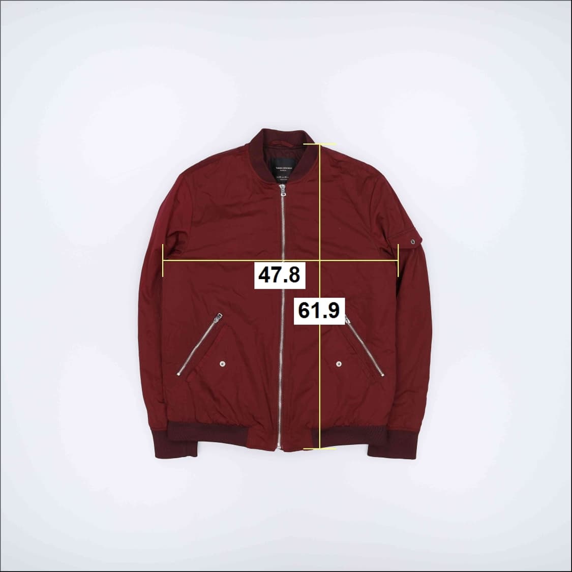 [USA-XS] 자라 아우터웨어 봄버 블루종 자켓 1222J 상품이미지5