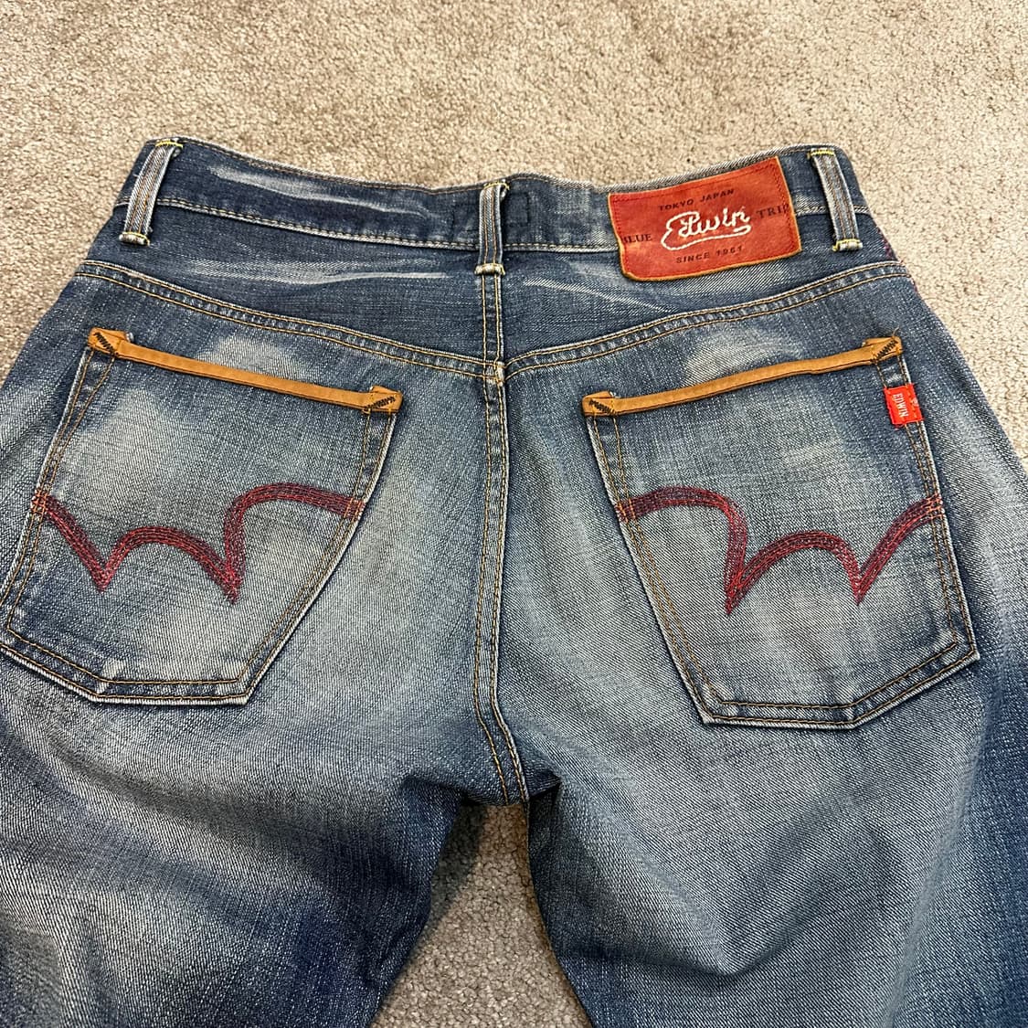 에드윈 블루트립 중청 웨스턴 데님 팬츠(31) 상품이미지3