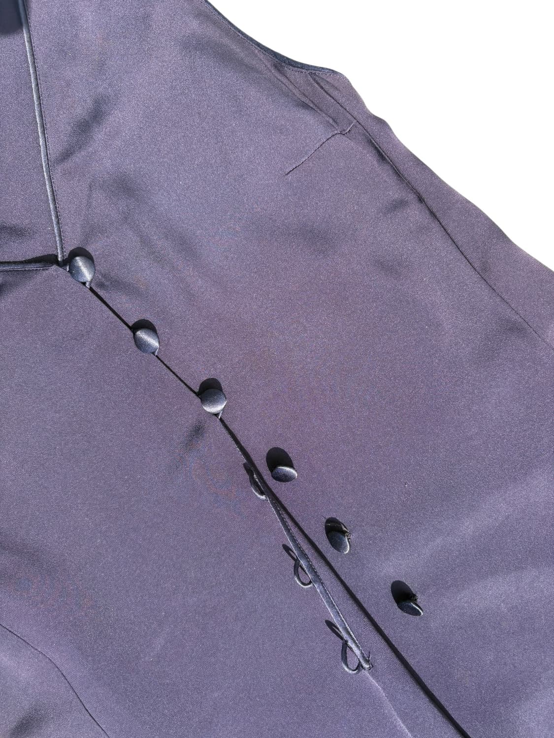 80’s Genny satin dress 상품이미지4