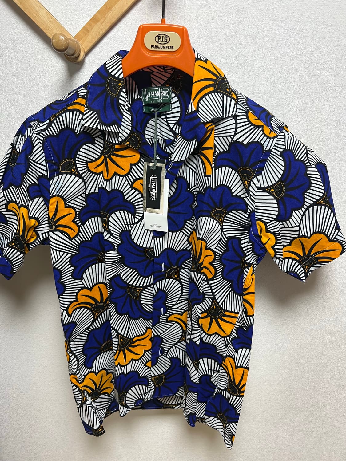 미사용 신품) 짓먼 빈티지 하와이안 캠프 셔츠 M사이즈 상품이미지1