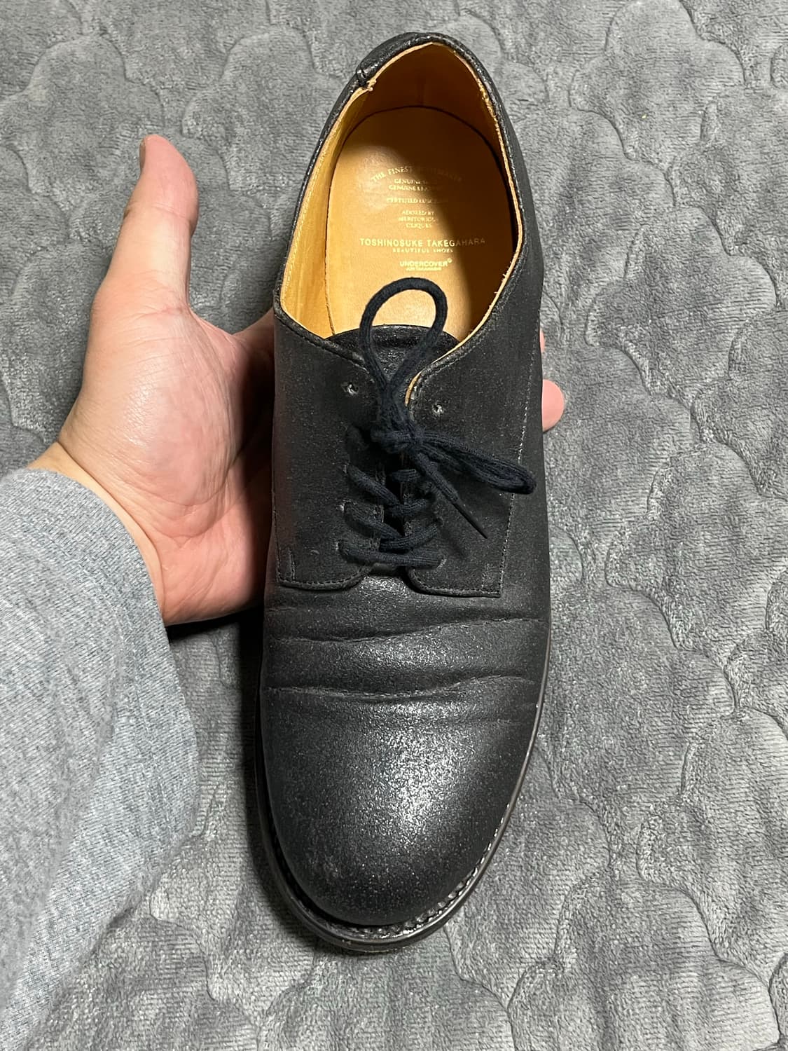 언더커버X TOSHINOSUKE TAKEGAHARA 더비슈즈 37size 상품이미지8