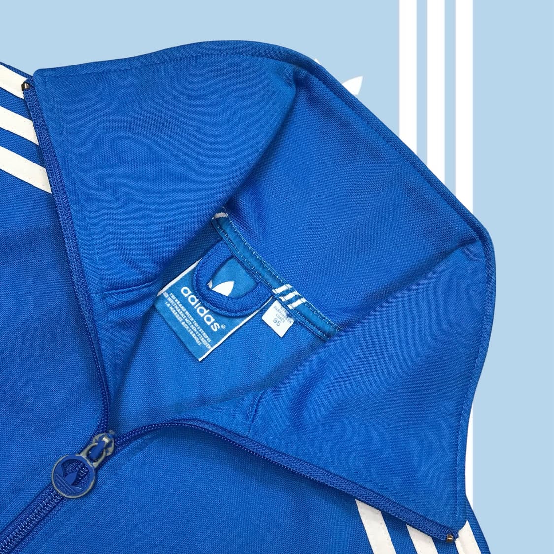 아디다스 블루 유로파 트랙탑 져지 상품이미지3