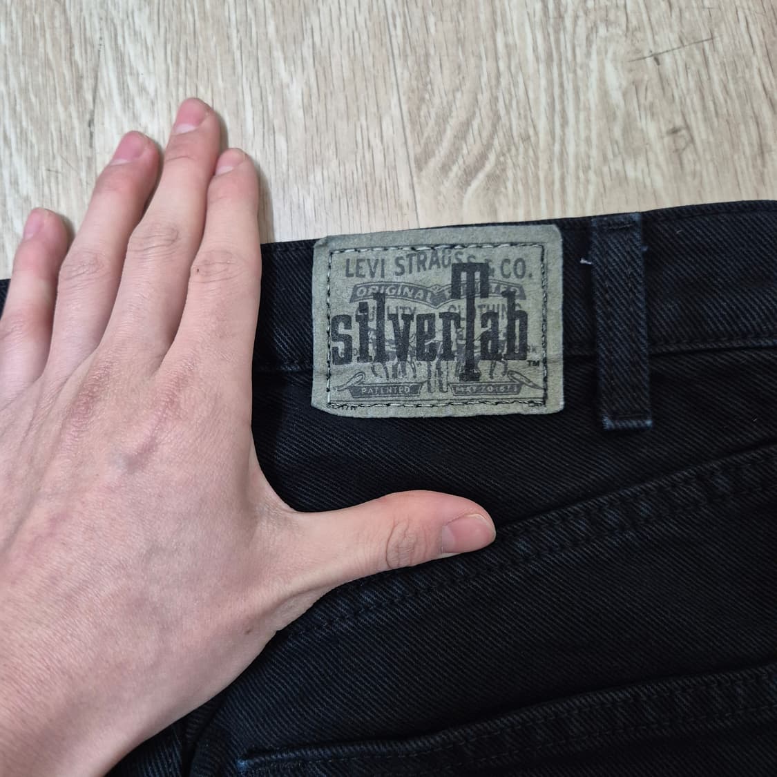 리바이스 클래식 실버탭 여성 블랙 데님팬츠 청바지 (26) 상품이미지6