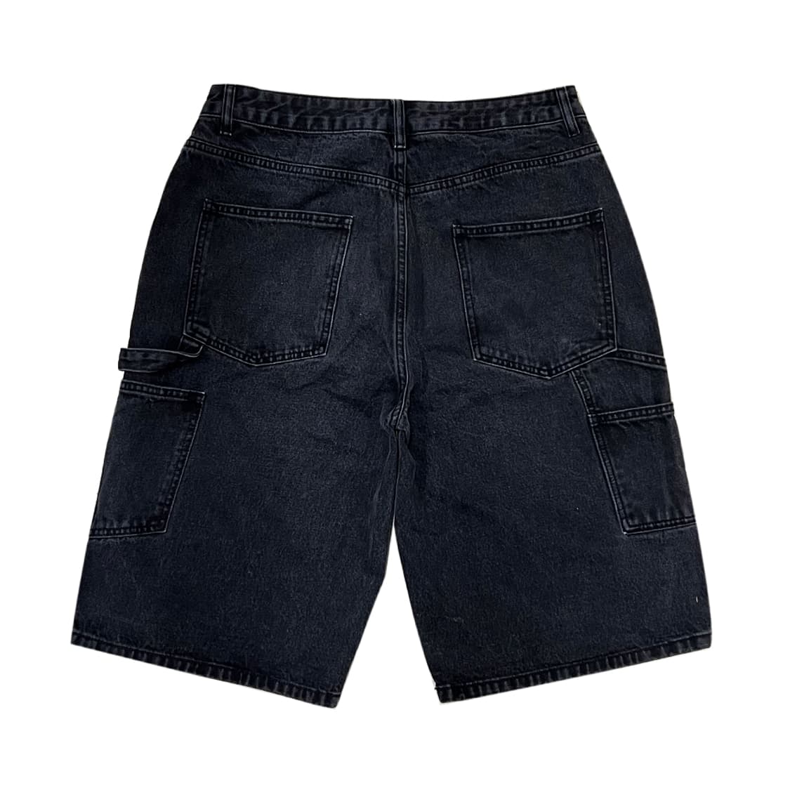 엑스컨테이너 더블니 카펜터 버뮤다 데님 팬츠 반바지 L 상품이미지3