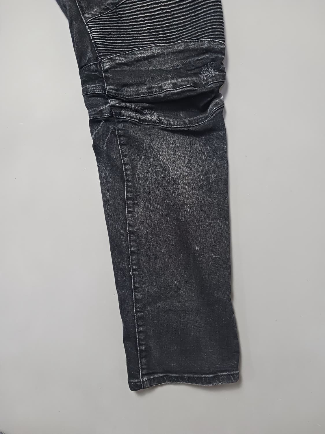 [38] 발망 바이커 블랙진 청바지 상품이미지5