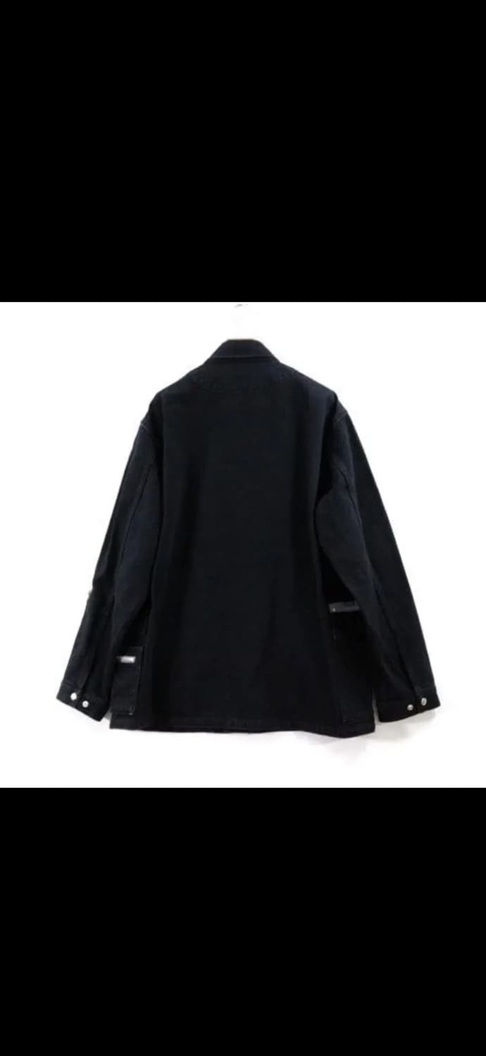 언더커버 멀티 지퍼 디테일 데님 자켓 블랙4 상품이미지7