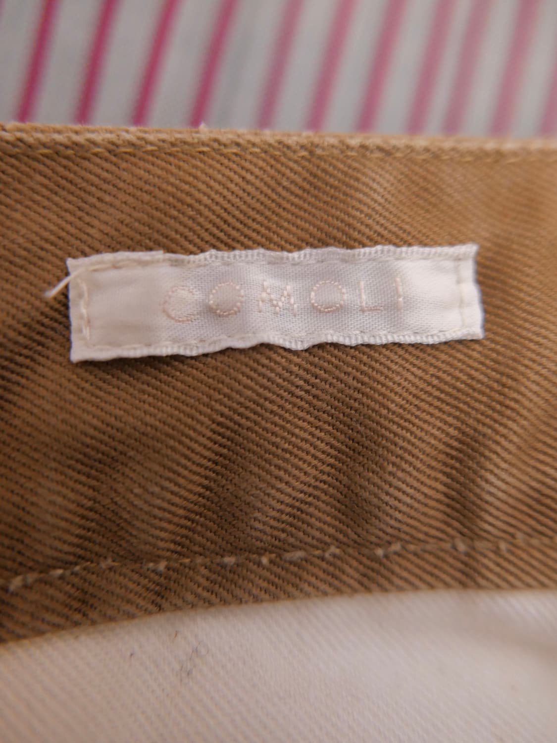 코모리 벨티드 팬츠 상품이미지6